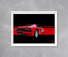 Load image into Gallery viewer, Ferrari Testarossa Print - Fueled.art
