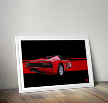 Load image into Gallery viewer, Ferrari Testarossa Print - Fueled.art