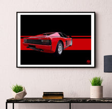Load image into Gallery viewer, Ferrari Testarossa Print - Fueled.art