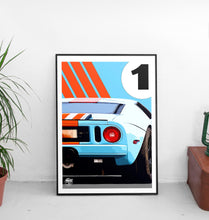 Load image into Gallery viewer, Ford GT Print - Fueled.art
