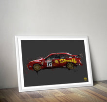 Load image into Gallery viewer, Ford Sierra RS500 Cosworth - Dick Johnson Racing Print - Fueled.art
