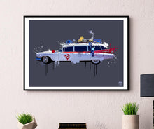 Load image into Gallery viewer, Ghostbusters Ecto 1 Print - Fueled.art