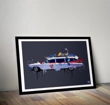Load image into Gallery viewer, Ghostbusters Ecto 1 Print - Fueled.art