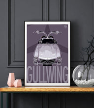 Load image into Gallery viewer, Mercedes-Benz 300SL Gullwing print - Fueled.art