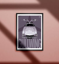 Load image into Gallery viewer, Mercedes-Benz 300SL Gullwing print - Fueled.art