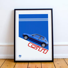 Load image into Gallery viewer, Peugeot 205 GTI Print - Fueled.art