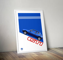 Load image into Gallery viewer, Peugeot 205 GTI Print - Fueled.art