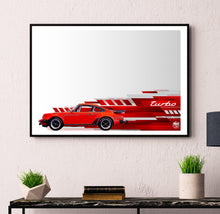 Load image into Gallery viewer, Porsche 911 930 Turbo Print - Fueled.art