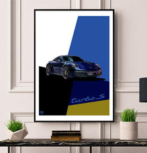 Load image into Gallery viewer, Porsche 911 992 Turbo S Print - Fueled.art
