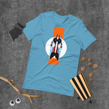 Load image into Gallery viewer, Porsche 917 Gulf - Short-Sleeve Unisex T-Shirt - Fueled.art