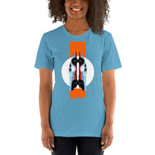 Load image into Gallery viewer, Porsche 917 Gulf - Short-Sleeve Unisex T-Shirt - Fueled.art