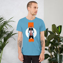 Load image into Gallery viewer, Porsche 917 Gulf - Short-Sleeve Unisex T-Shirt - Fueled.art
