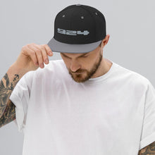 画像をギャラリービューアに読み込む, Porsche 924 - Embroidered Logo - Black & Silver Snapback Hat - Fueled.art