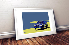 Load image into Gallery viewer, Subaru Impreza STI S3 - Colin McRae WRC Print - Fueled.art