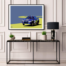 Load image into Gallery viewer, Subaru Impreza STI S3 - Colin McRae WRC Print - Fueled.art