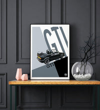 Load image into Gallery viewer, VW Golf GTI Mk1 Cabriolet Print - Fueled.art