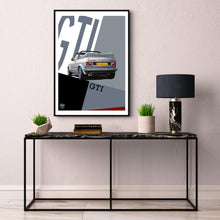 Load image into Gallery viewer, VW Golf GTI Mk1 Cabriolet Print - Silver - Fueled.art