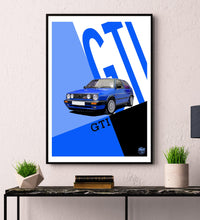 Load image into Gallery viewer, VW Golf GTI Mk2 Print - Fueled.art