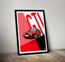 Load image into Gallery viewer, VW Golf GTI Mk2 Print - Fueled.art