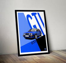 Load image into Gallery viewer, VW Golf GTI Mk2 Print - Fueled.art