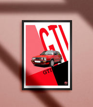 Load image into Gallery viewer, VW Golf GTI Mk2 Print - Fueled.art