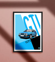 Load image into Gallery viewer, VW Golf GTI Mk2 Print - Fueled.art