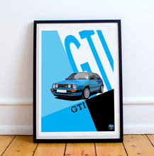 Load image into Gallery viewer, VW Golf GTI Mk2 Print - Fueled.art