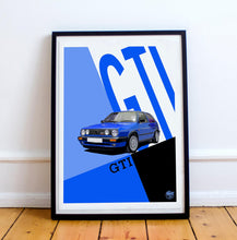 Load image into Gallery viewer, VW Golf GTI Mk2 Print - Fueled.art