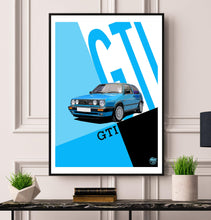 Load image into Gallery viewer, VW Golf GTI Mk2 Print - Fueled.art