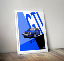 Load image into Gallery viewer, VW Golf GTI Mk2 Print - Fueled.art