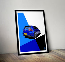 Load image into Gallery viewer, VW Golf R Mk7 Print - Fueled.art