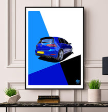 Load image into Gallery viewer, VW Golf R Mk7 Print - Fueled.art