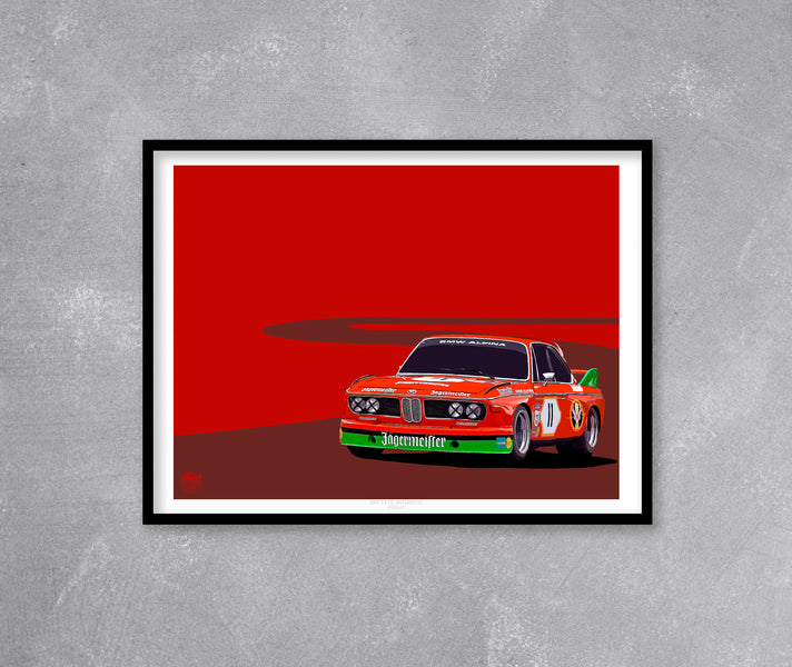 New BMW 3.0 CSL Jagermeister print...