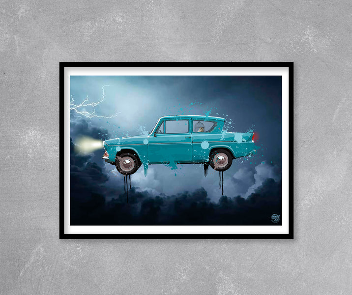 New Harry Potter Ford Anglia print release...