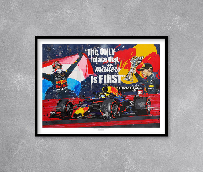 Check out this Max Verstappen limited edition print over at Ian Salmon Art