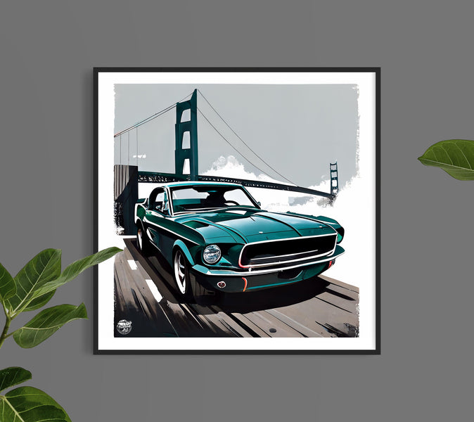 Ford Mustang Bullitt print release...