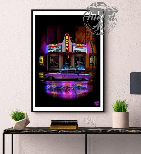 Ghostbusters Ecto 1 print release...