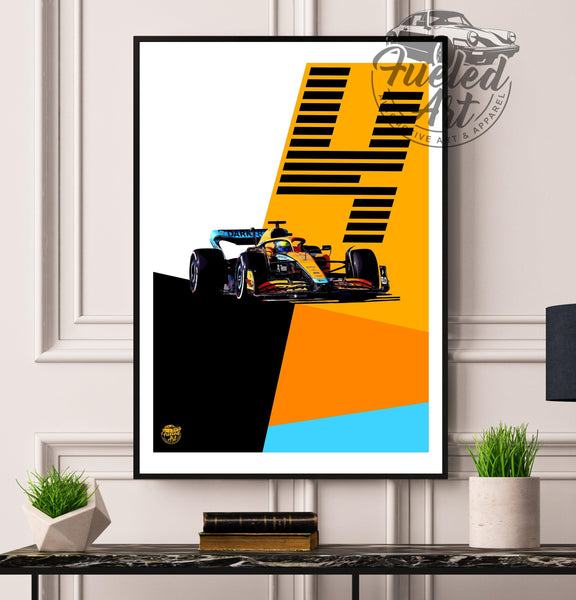 Lando Norris 2022 F1 Druckversion...