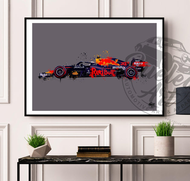 Nouveaux imprimés Max Verstappen Red Bull F1...