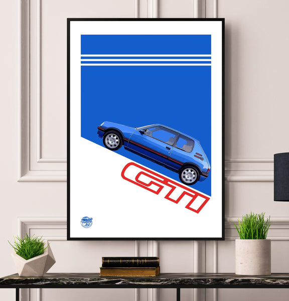 New Peugeot 205 GTI print release...