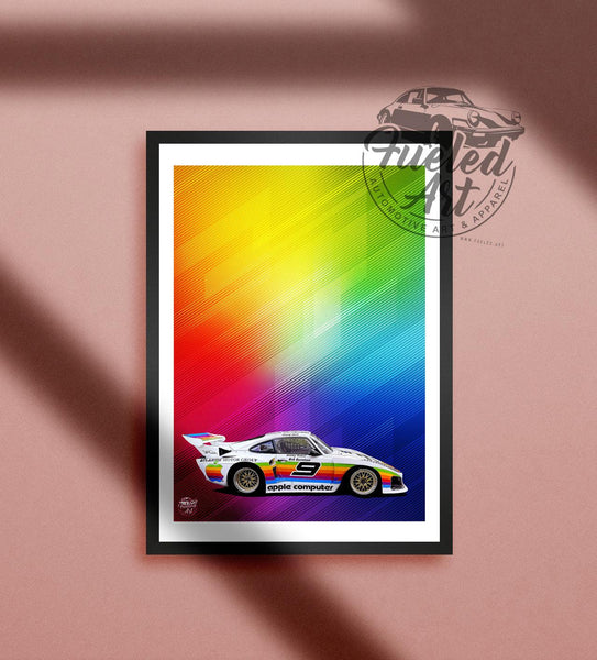 New Porsche 935 Apple livery print release...