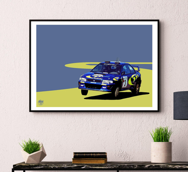 Subaru Impreza Colin McRae WRC print release...