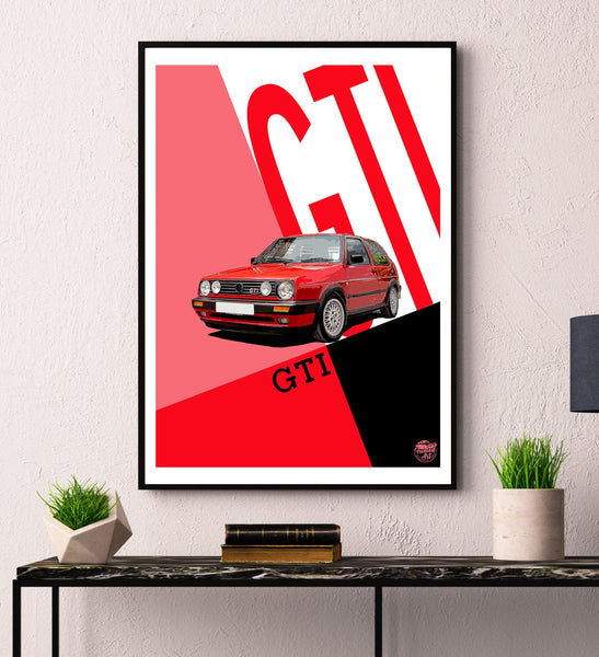 VW Golf Mk2 GTI print releases...