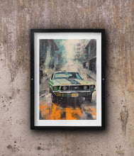 画像をギャラリービューアに読み込む, 1968 Ford Mustang print - Fueled.art
