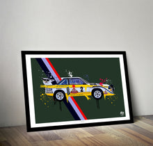 Load image into Gallery viewer, Audi Quattro S1 E2 print by Fueled.art
