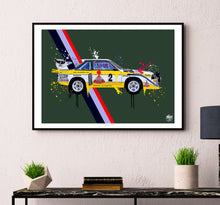 画像をギャラリービューアに読み込む, Audi Quattro S1 E2 print by Fueled.art
