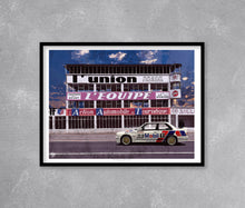 Load image into Gallery viewer, Frank Sytner 1987 BMW E30 M3 BTCC Print - Fueled.art

