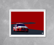 Charger l&#39;image dans la visionneuse de la galerie,1998 Mitsubishi Evo V - Tommi Mäkinen WRC Print - Fueled.art
