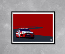 Load image into Gallery viewer, 1998 Mitsubishi Evo V - Tommi Mäkinen WRC Print - Fueled.art
