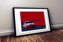 Cargar imagen en el visor de la galería, 1998 Mitsubishi Evo V - Tommi Mäkinen WRC Print - Fueled.art

